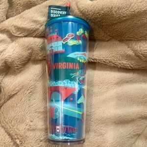 Starbucks Discovery Series Virginia 24oz Tumbler with Straw NWT